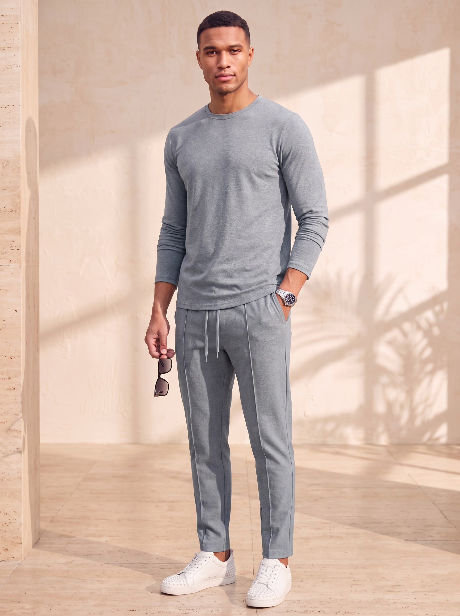 Cotton jogger set for men