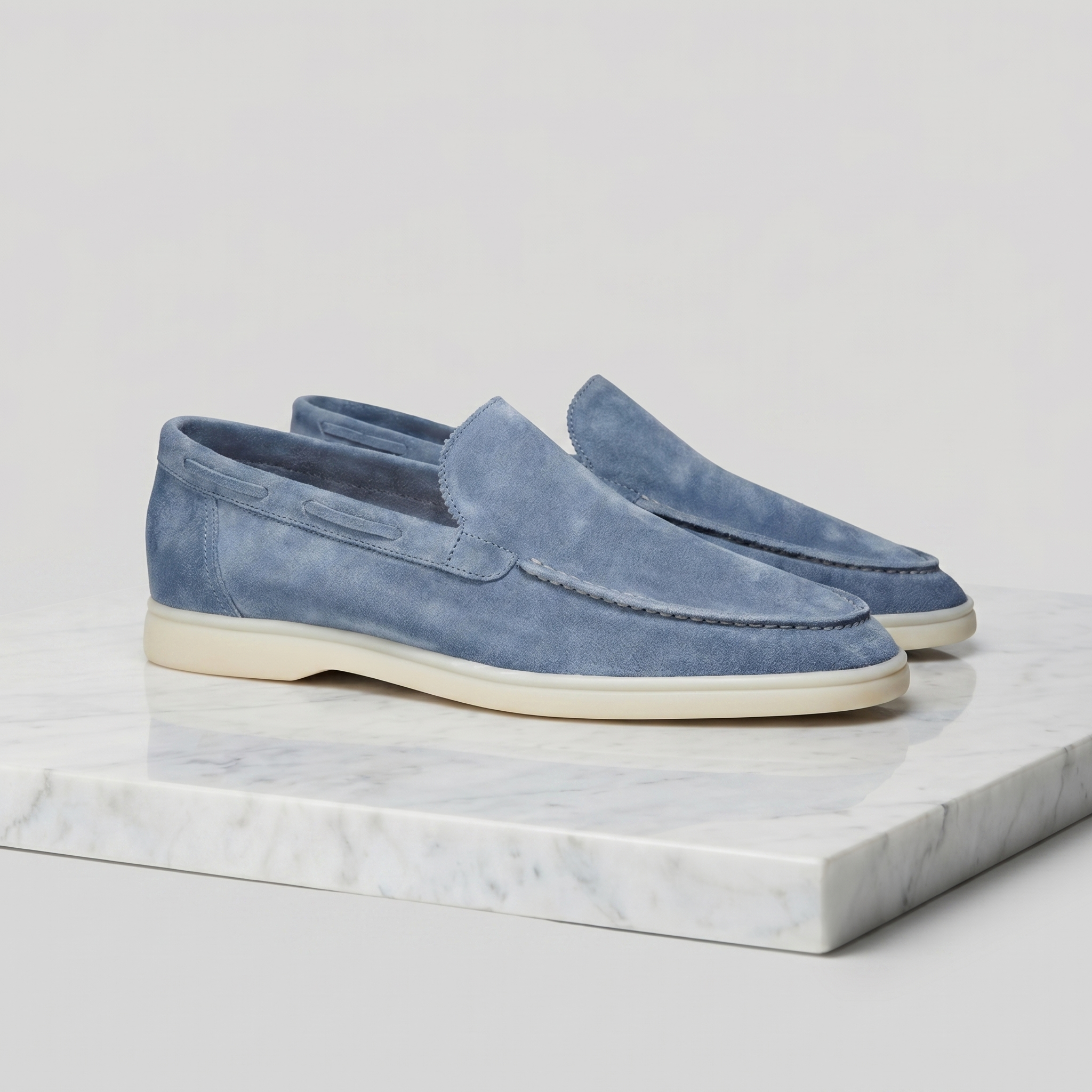 Suede look shoes for casual and business wear