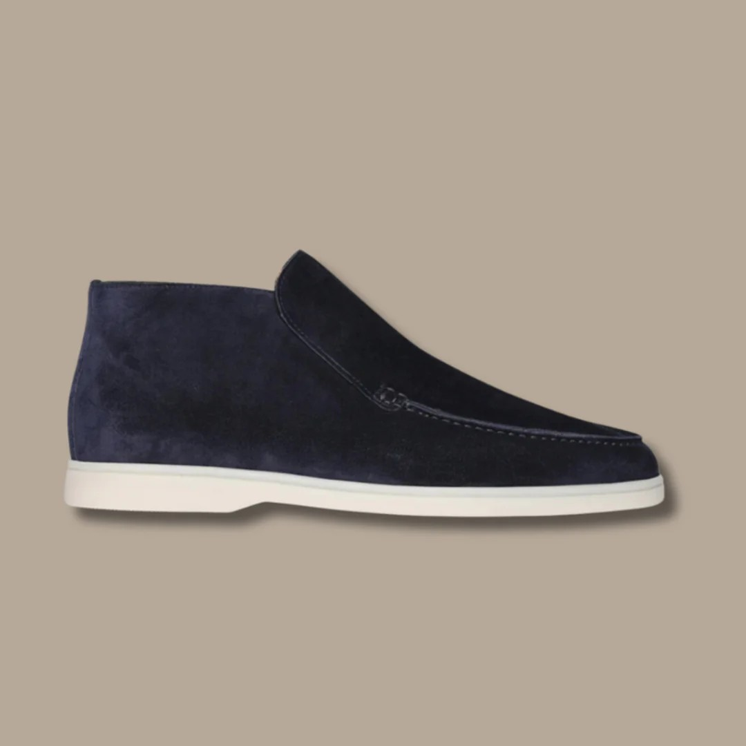 Everyday suede trainers with comfortable fit for men