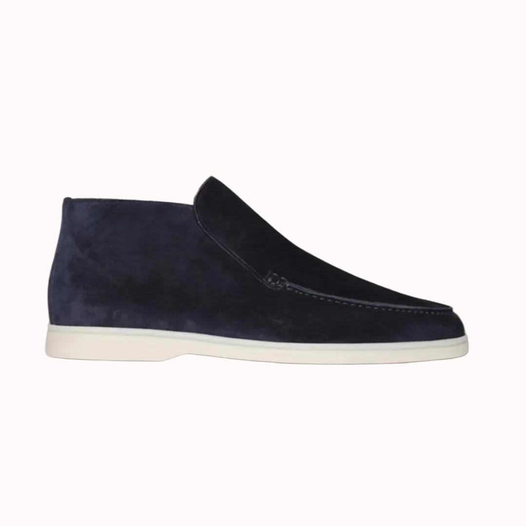 Everyday suede trainers with comfortable fit for men