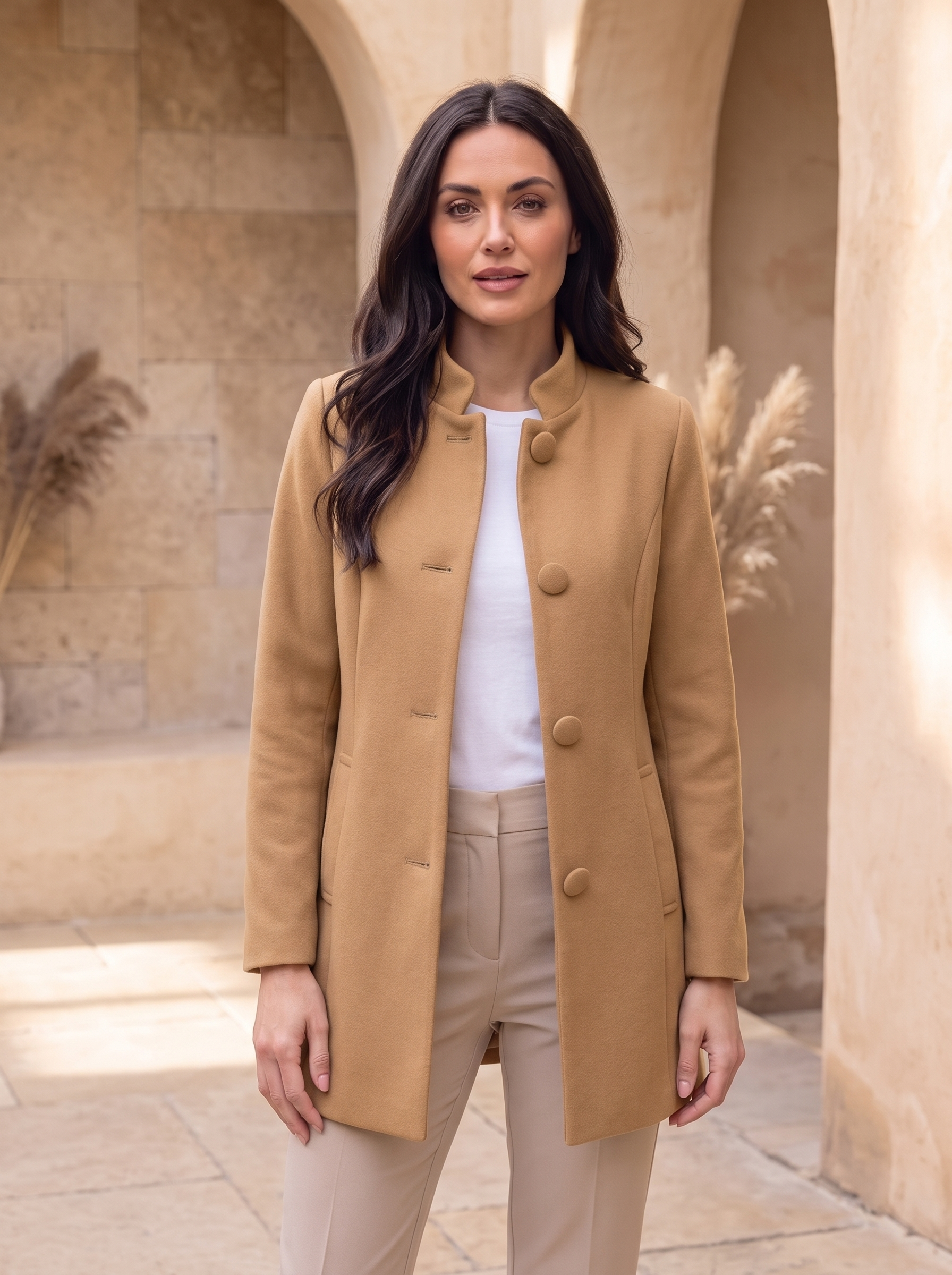 Tailored jacket slim fit women