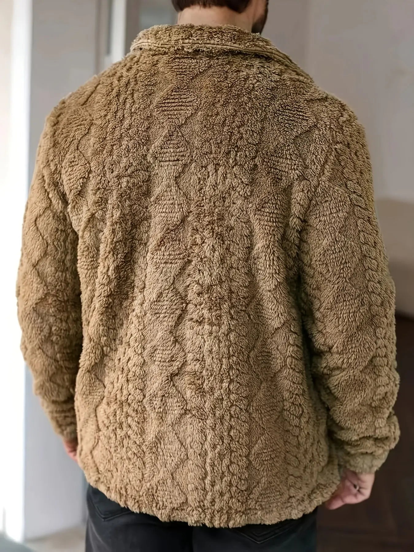Veste en Polaire à Boutons Homme