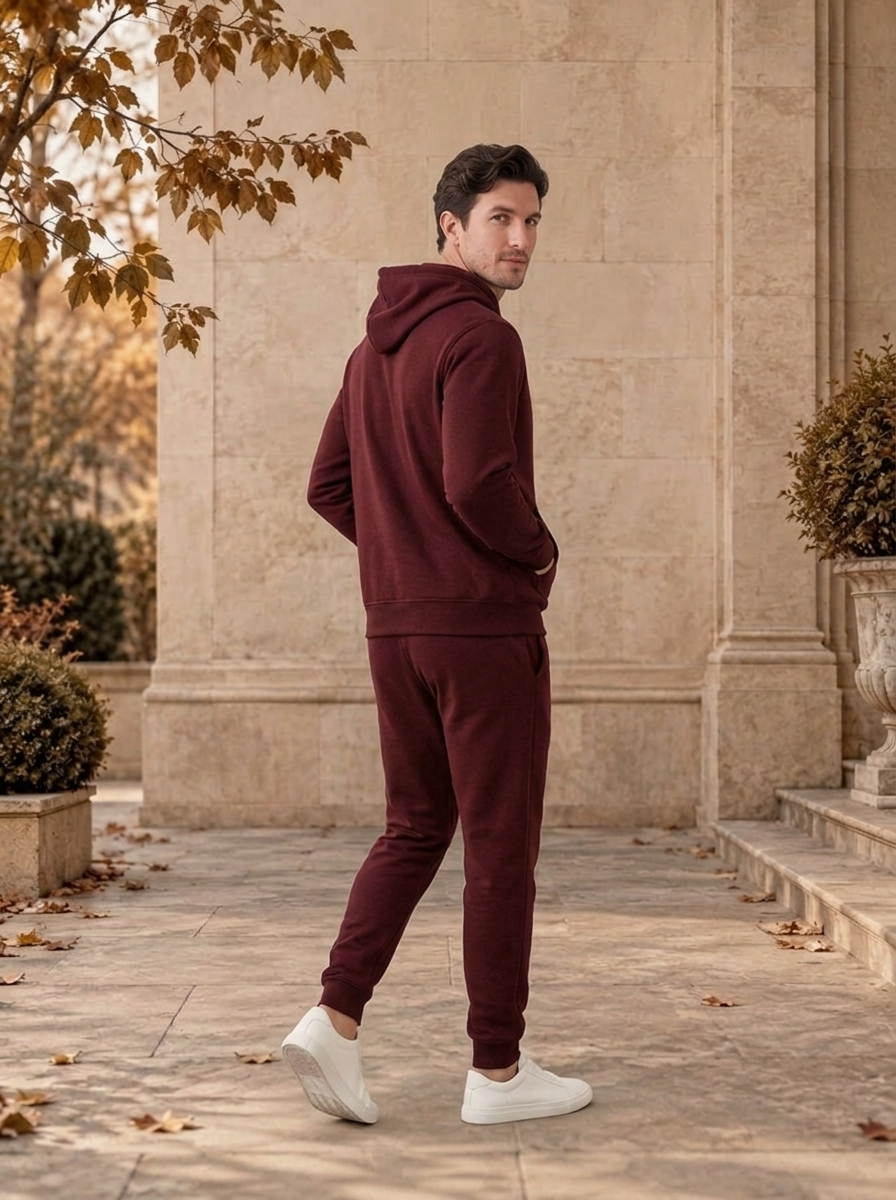 Men's casual tracksuit for cooler weather