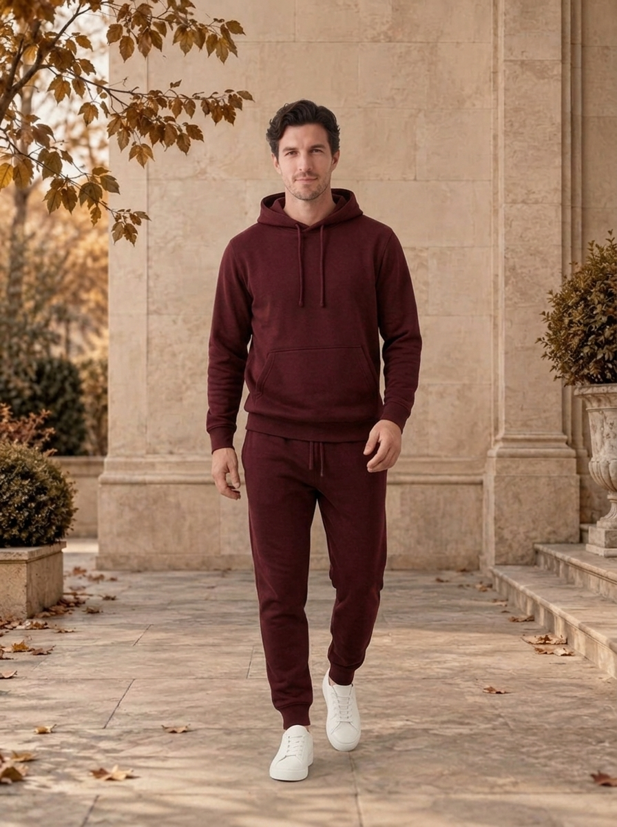 Men's cotton tracksuit for autumn outfits