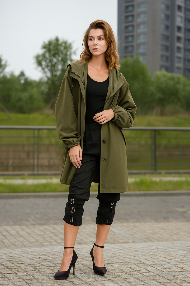 Veste de Pluie Femme Imperméable & Oversize