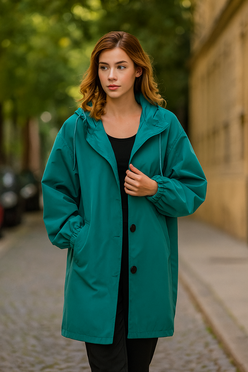 Veste de Pluie Femme Imperméable & Oversize