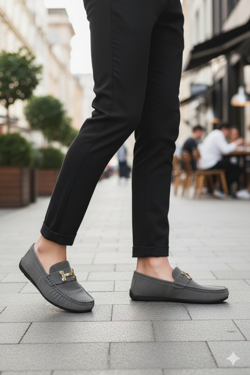 Mocassins Homme Suède Élégant & Confortable
