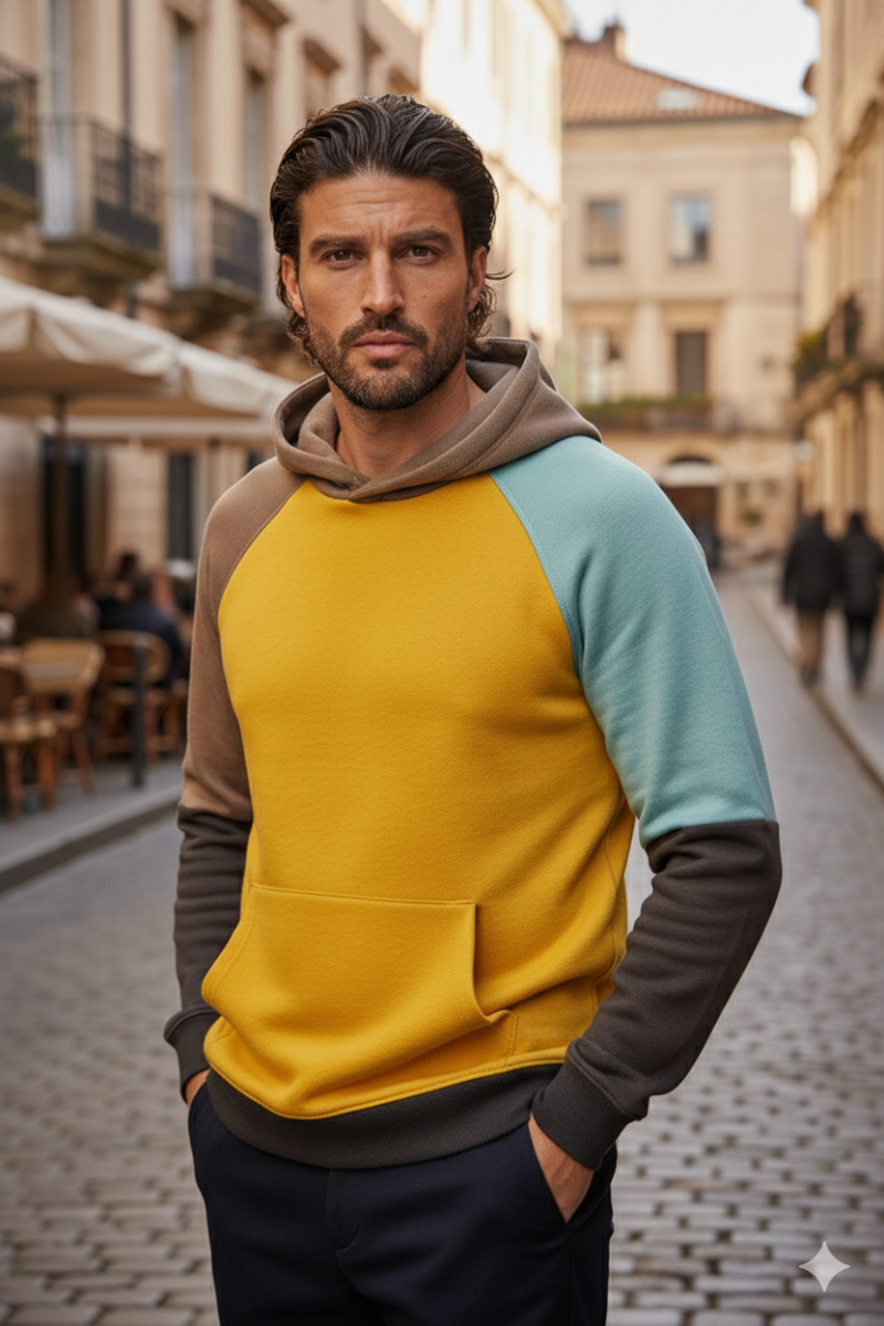 Hoodie Homme Coton Ultra-Doux & Coupe Ample