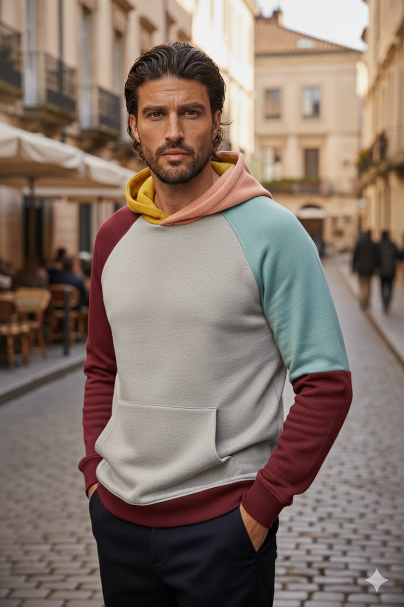 Hoodie Homme Coton Ultra-Doux & Coupe Ample