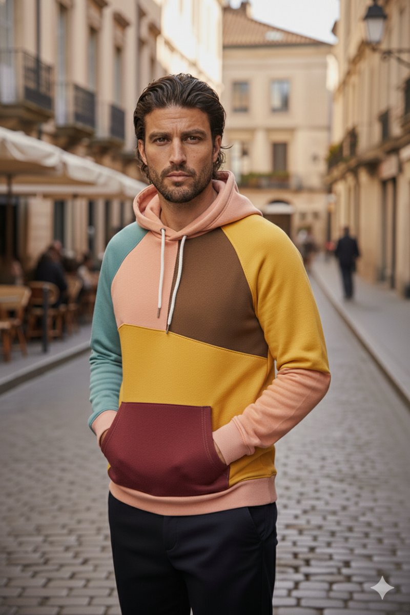 Hoodie Homme Coton Ultra-Doux & Coupe Ample
