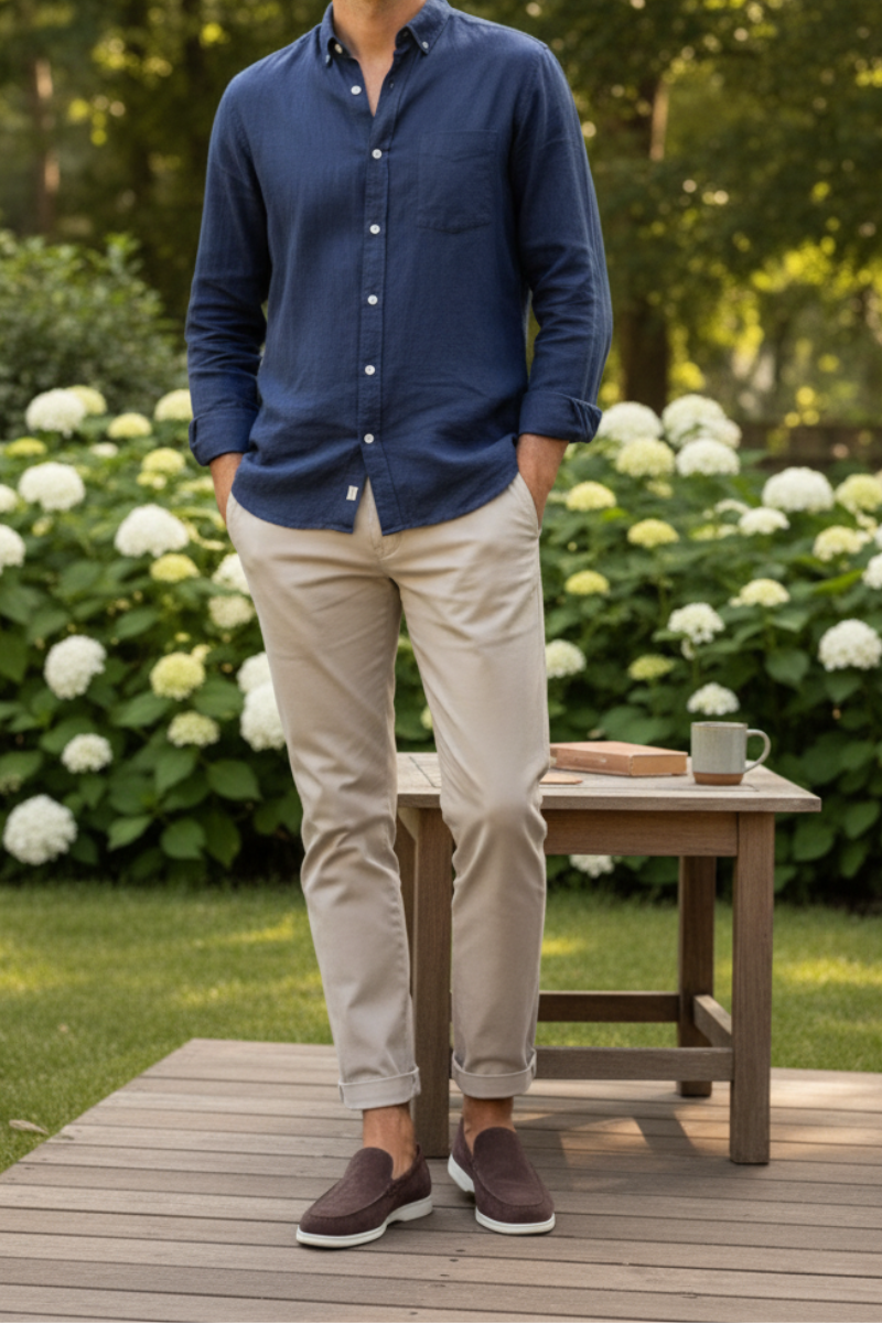 Mocassins Classiques Coupe Slim Homme
