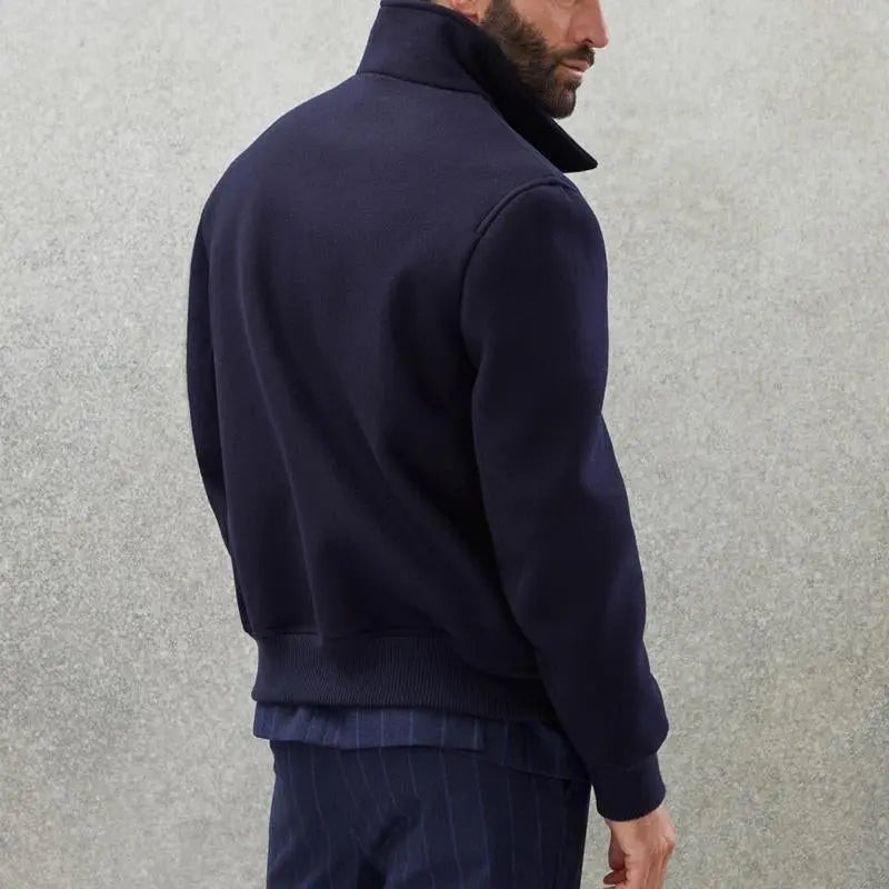 Veste Homme à Boutons en Laine