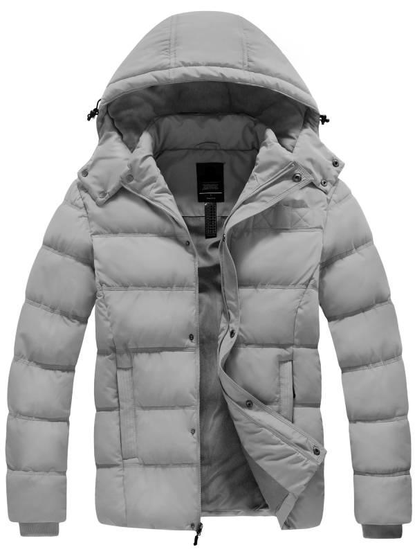 quilted jacket showing hood attachment close up