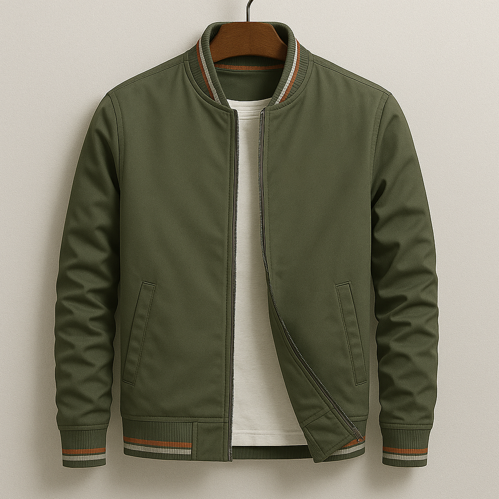 Veste Bomber Zippée Homme