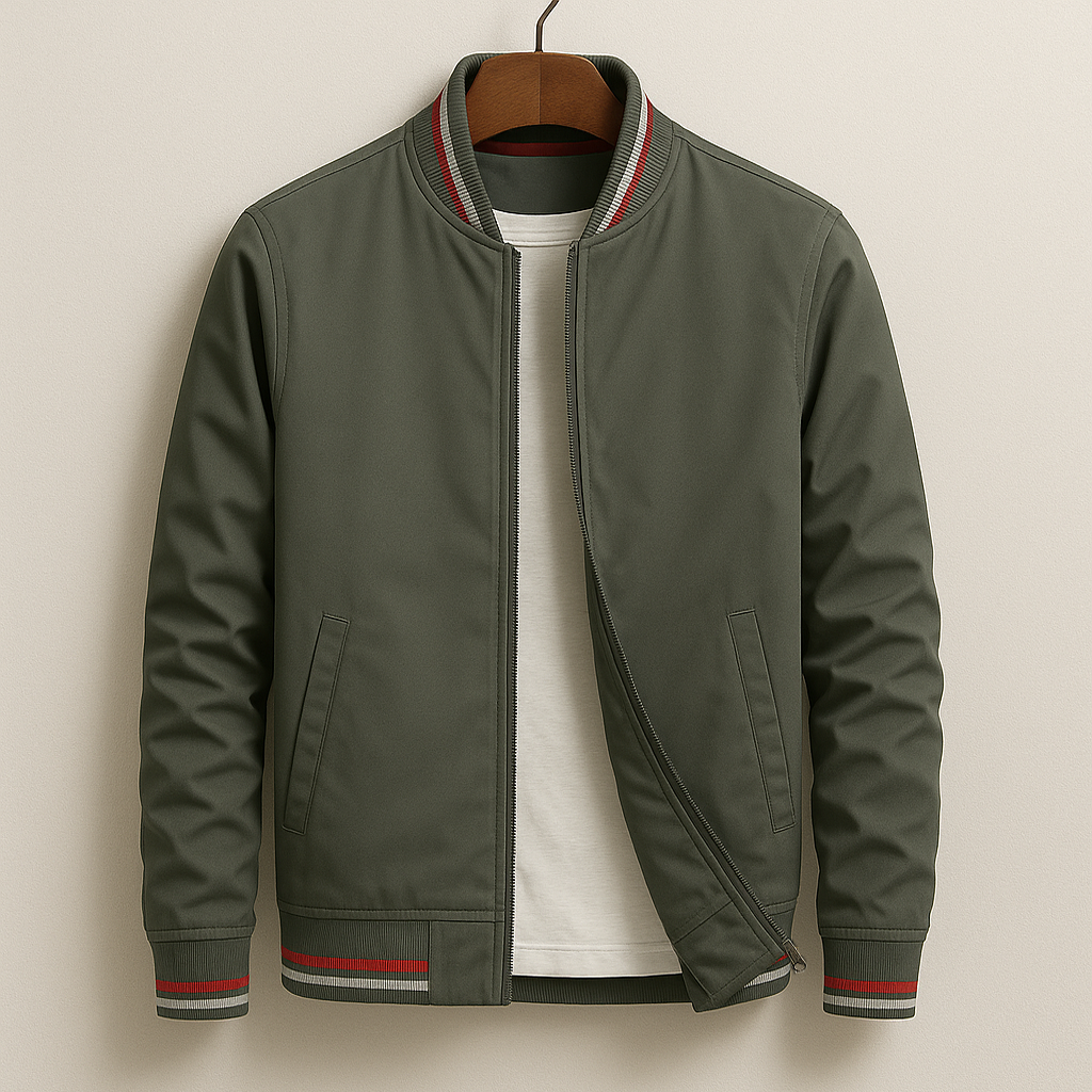 Veste Bomber Zippée Homme