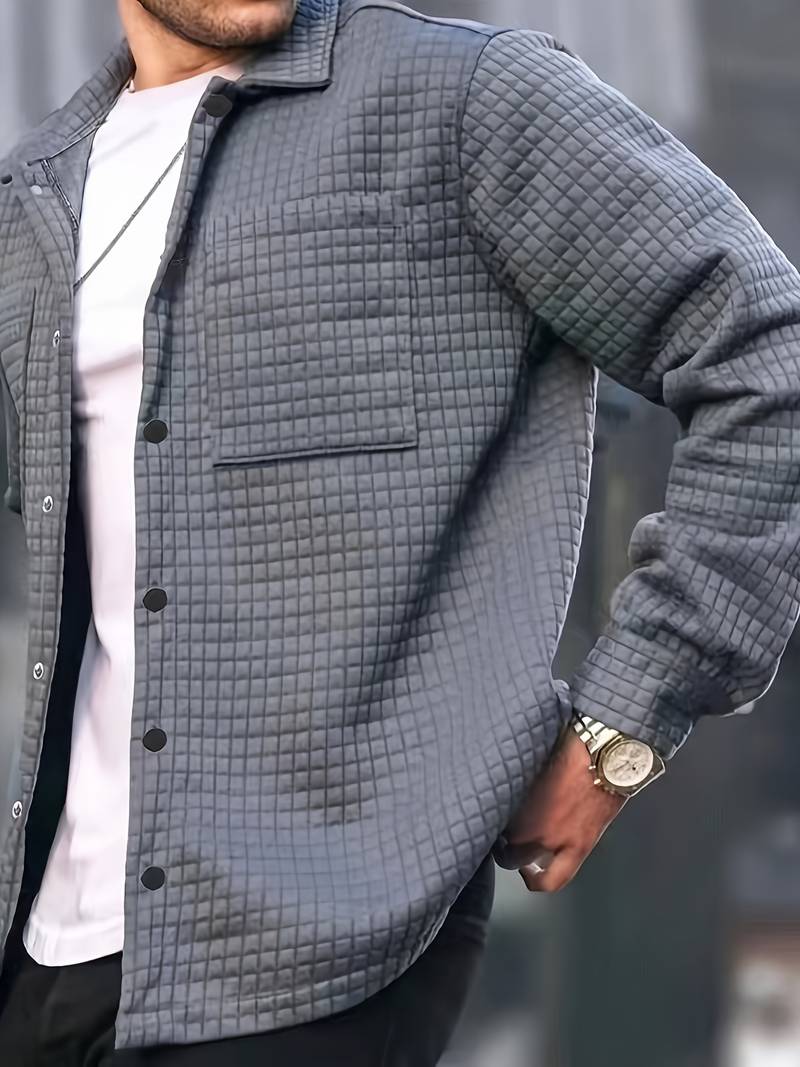 Veste gaufrée pour homme