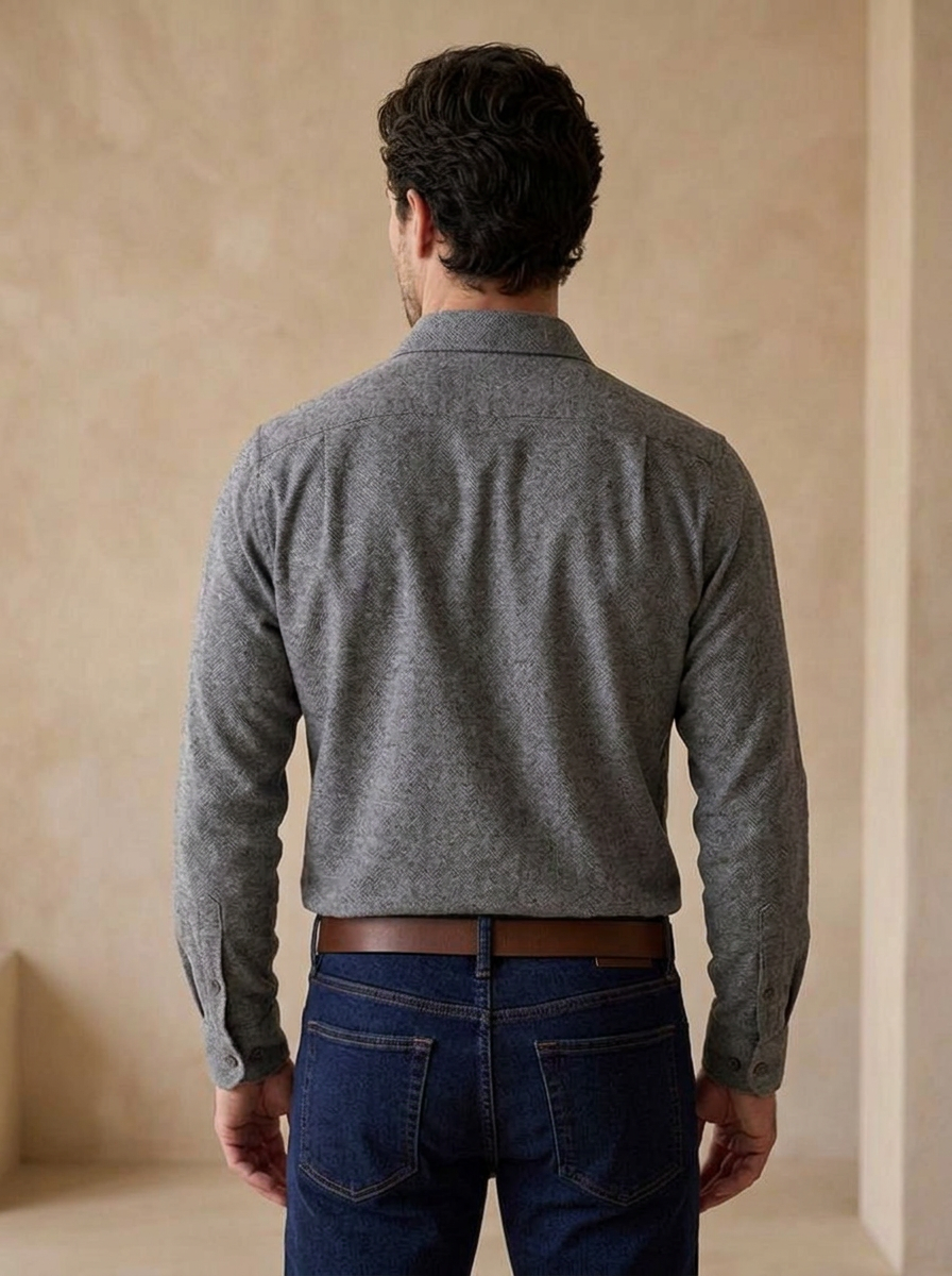 Long sleeve button shirt for weekend wear