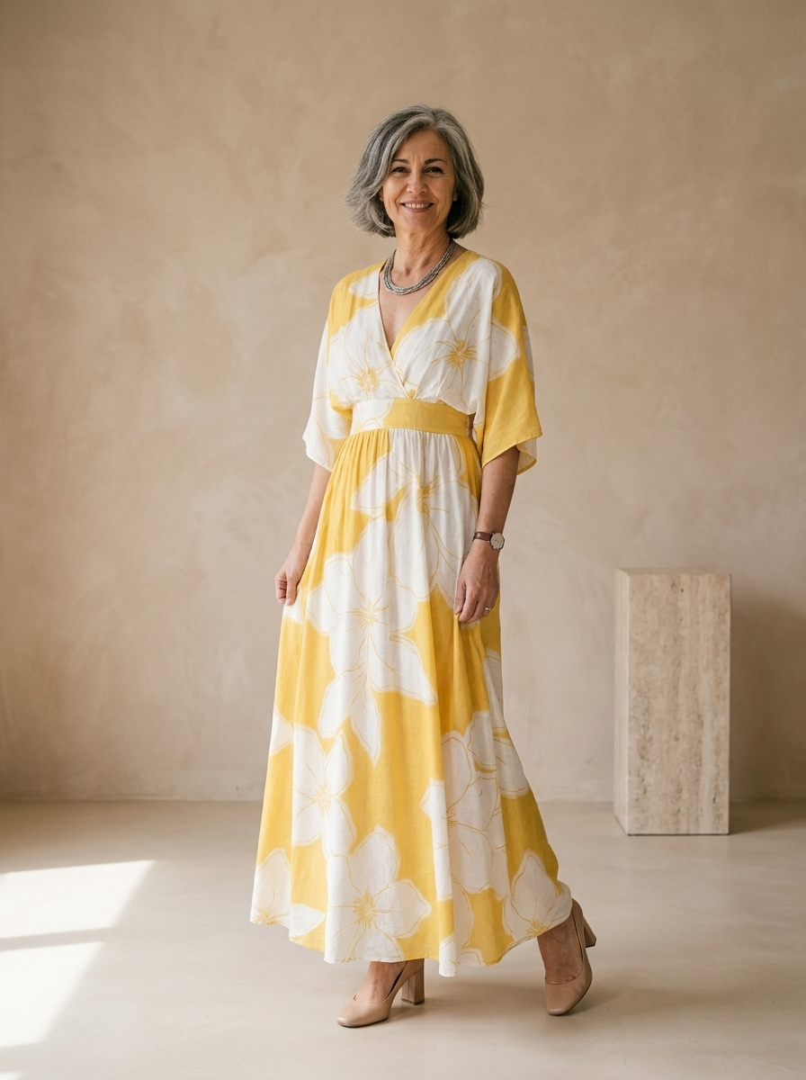 Women's floral dress for special occasions
