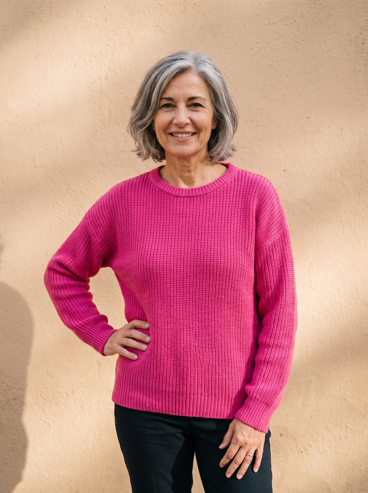 Chunky knit jumper women