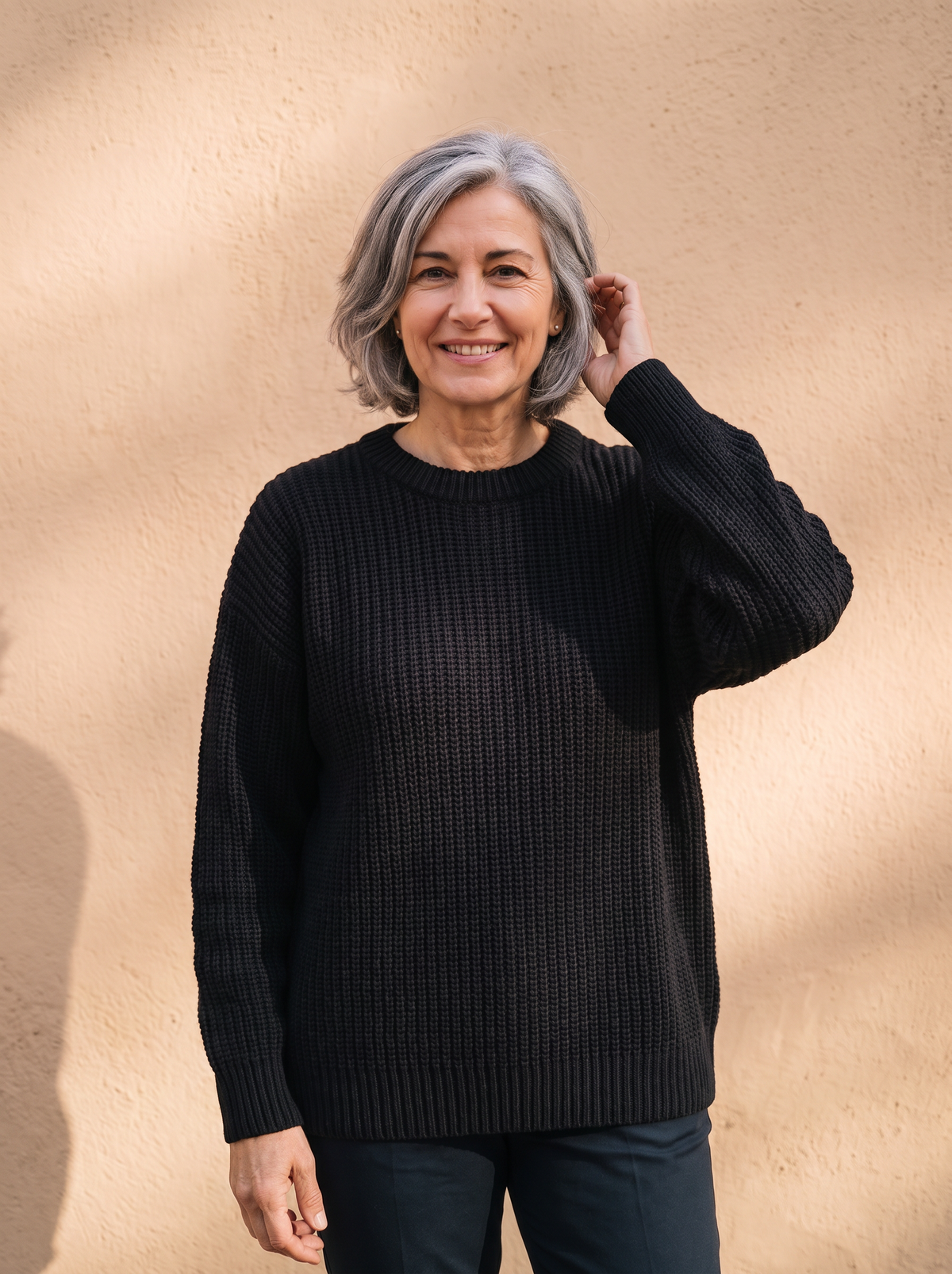 Women's casual chunky knitwear