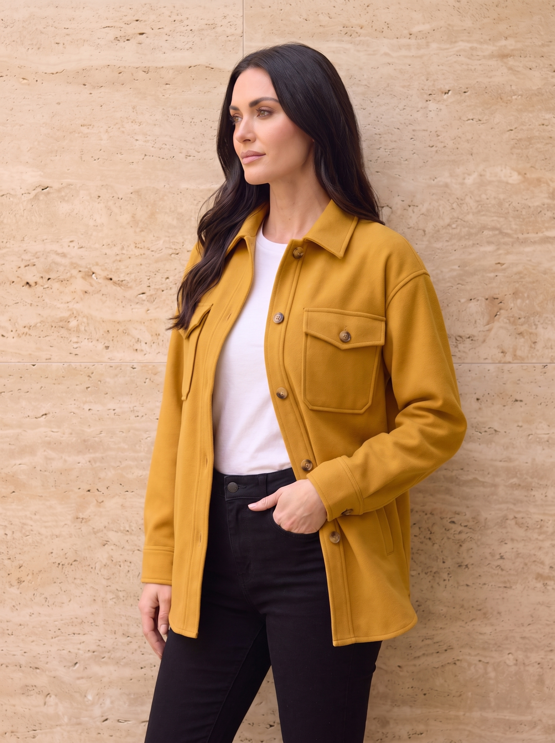 Women's relaxed cotton shirt