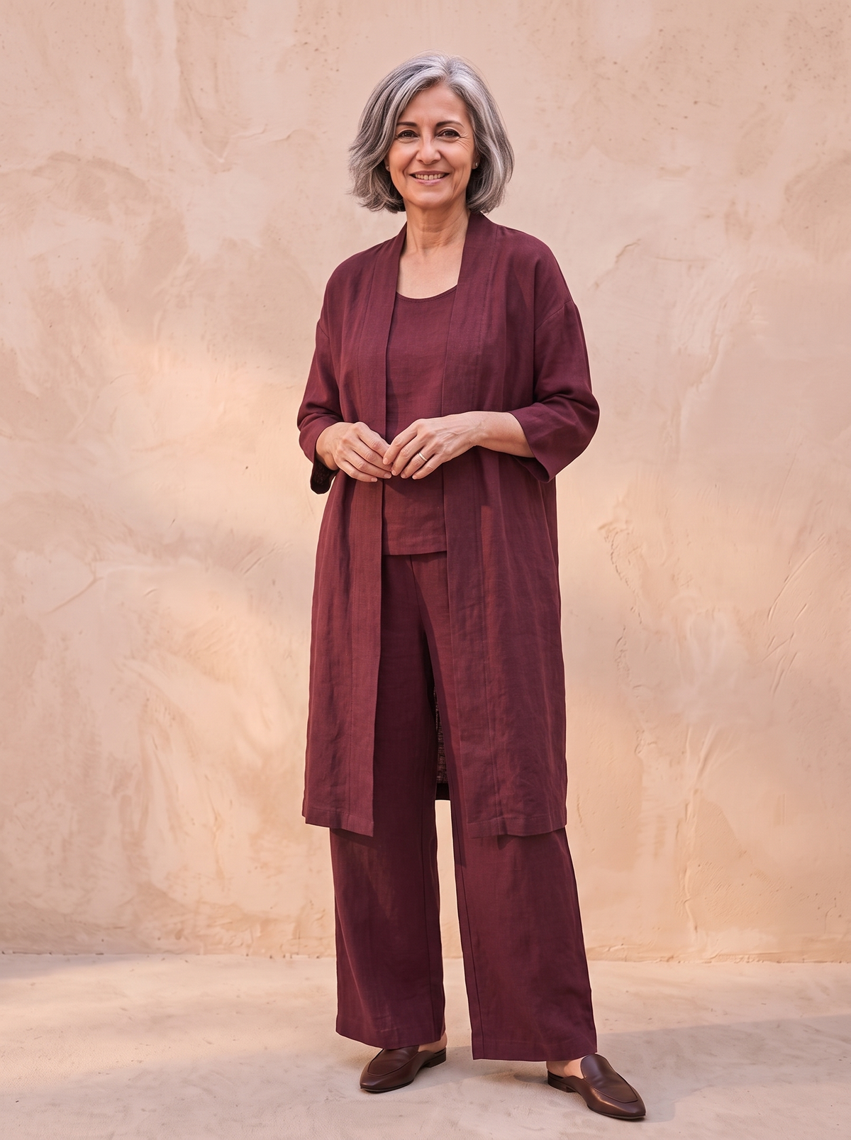 Women's three piece pants set