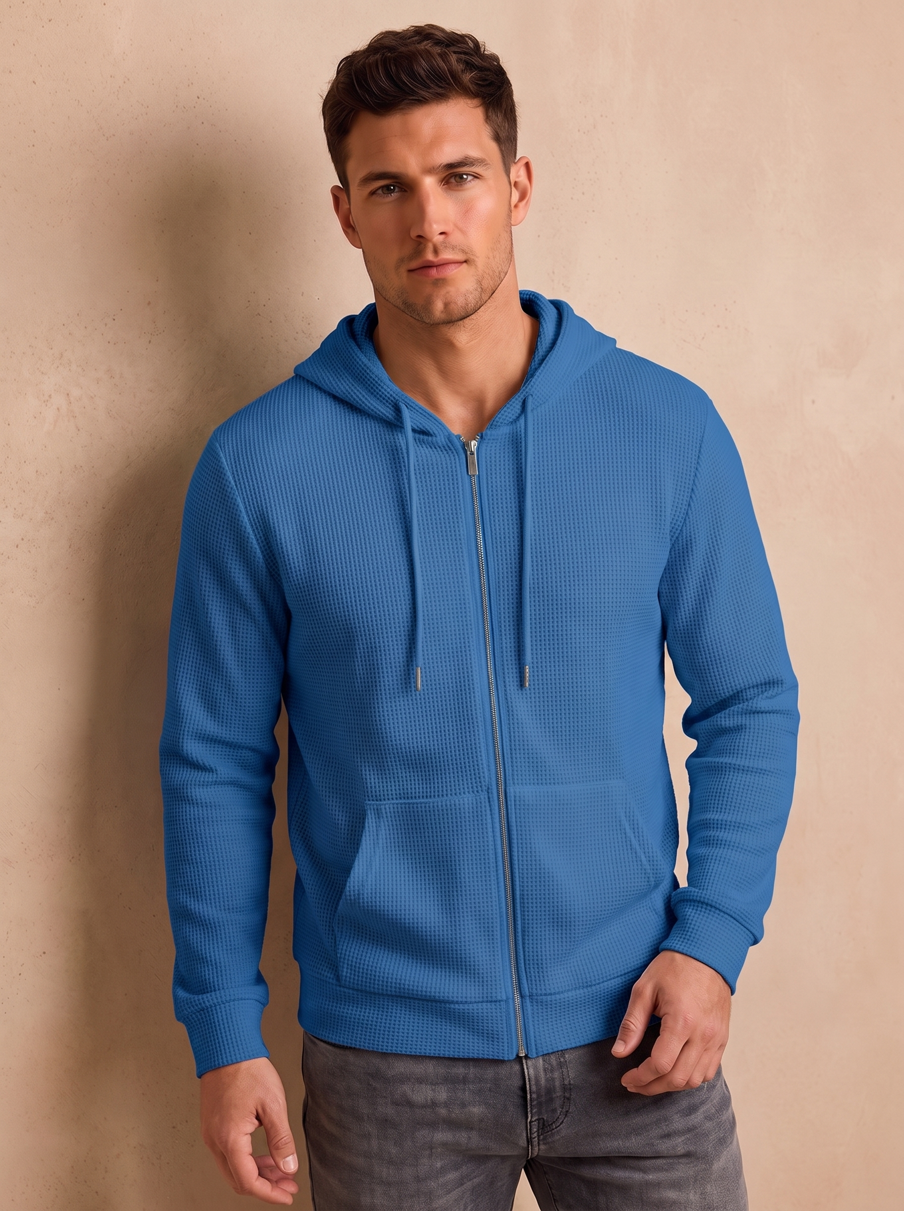 Relaxed fit hoodie men