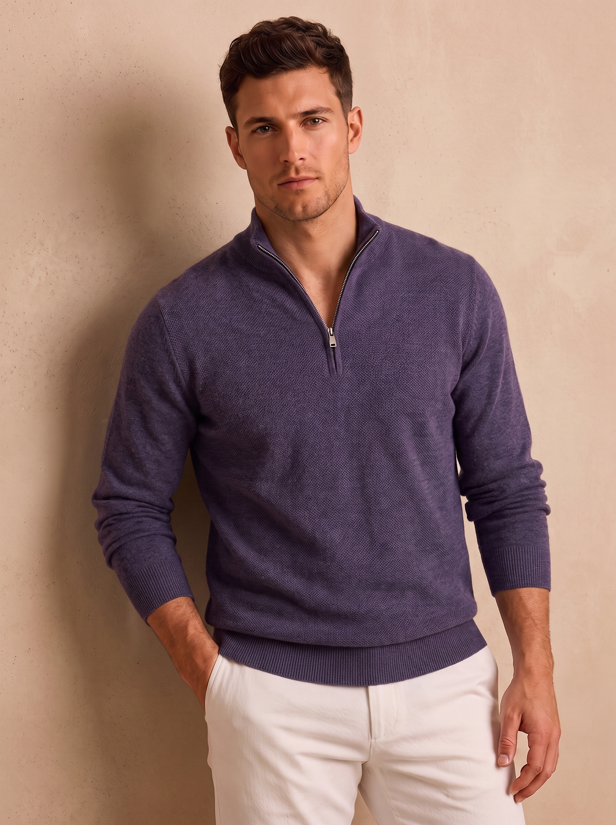 Men's casual knit jumper