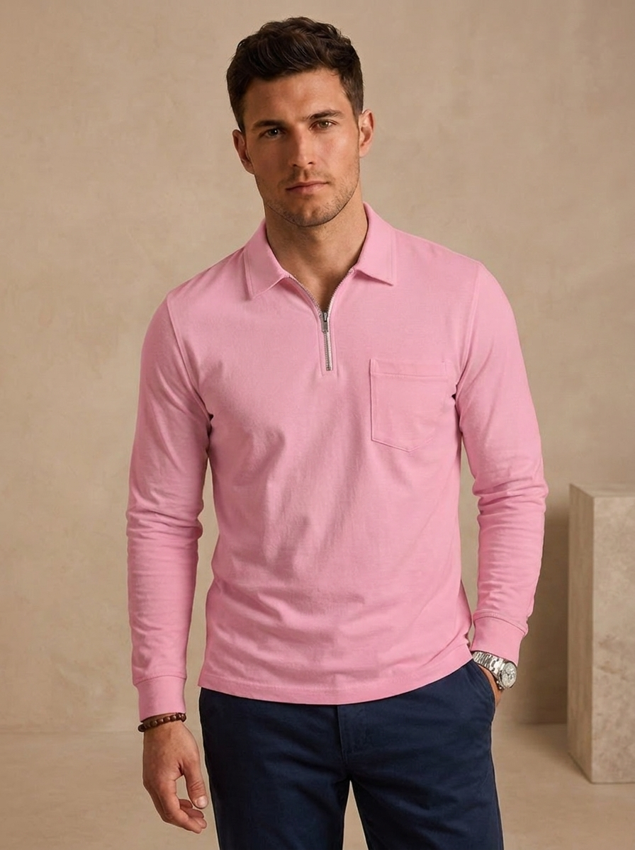 Slim fit polo for everyday outfits