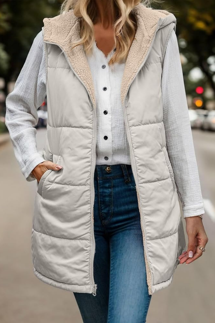 Gilet sans manches pour femme