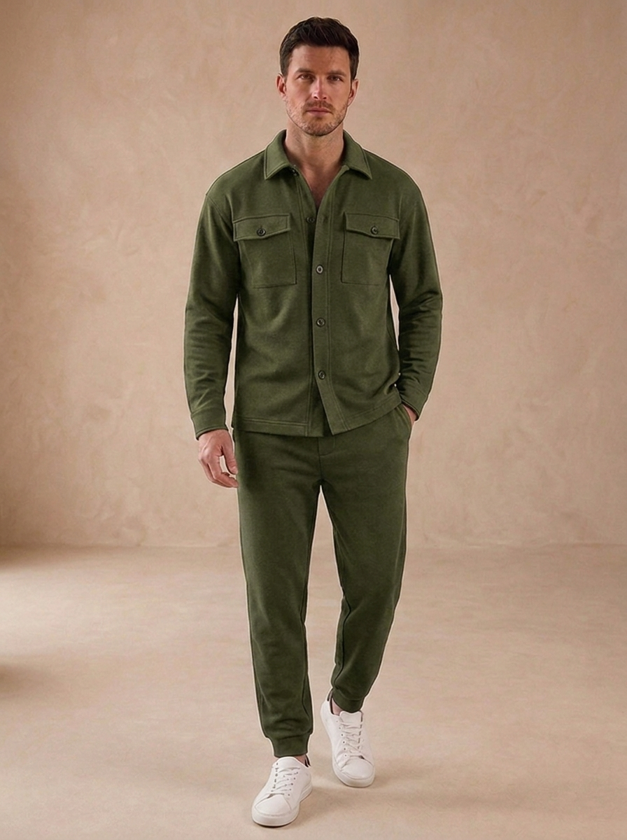 Men's coordinated set for smart casual styling