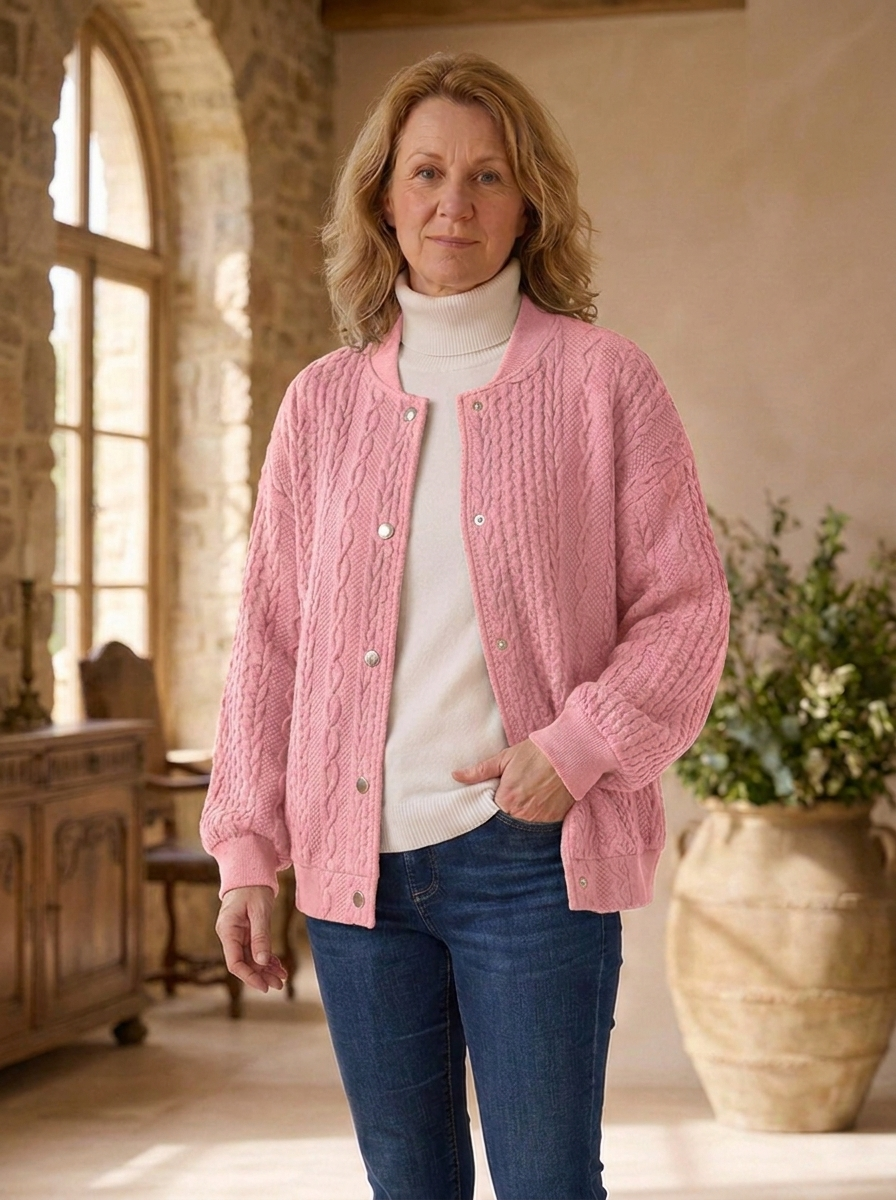 Everyday cropped knitwear for cooler weather