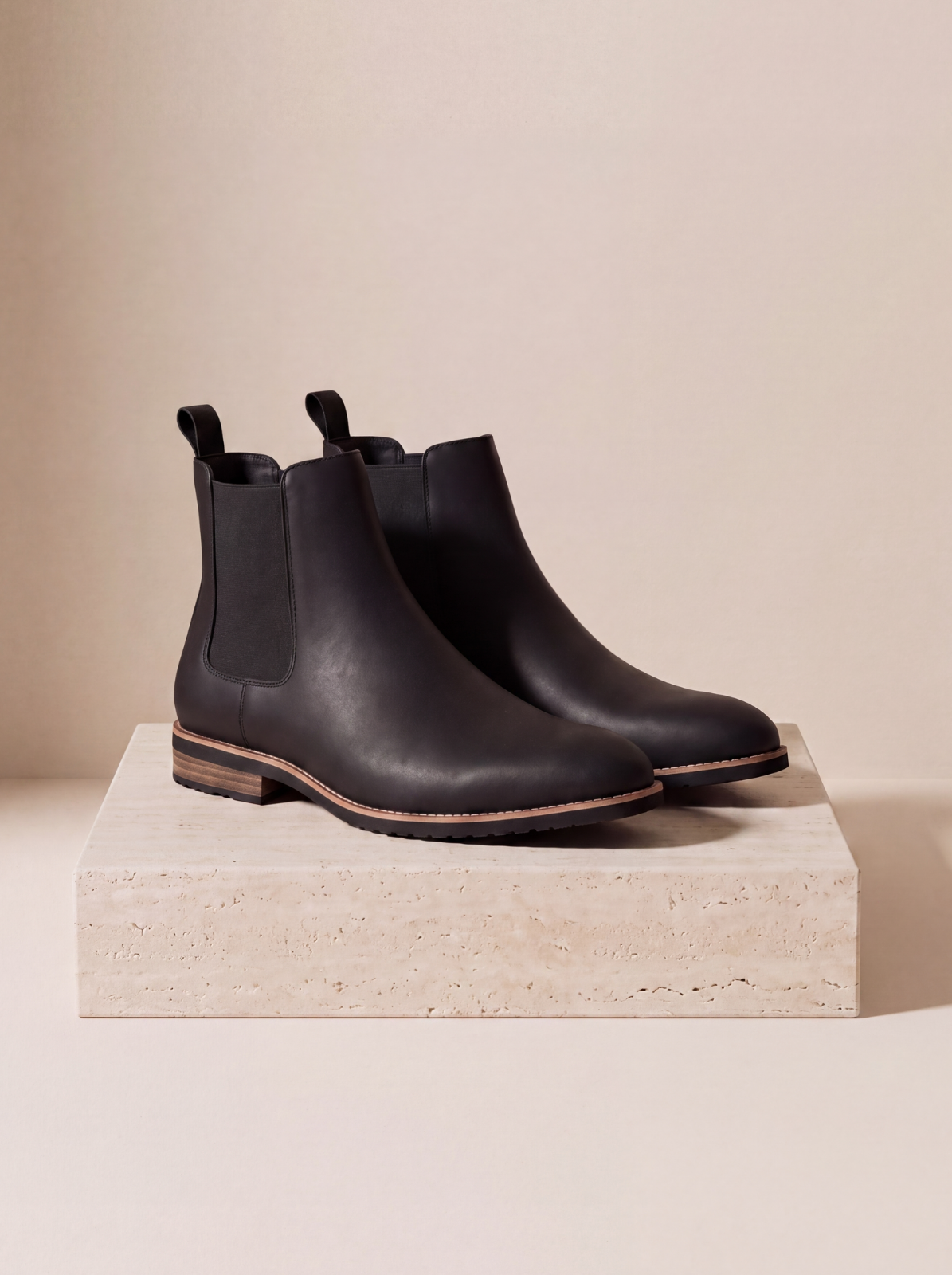 Suede Chelsea ankle boots men