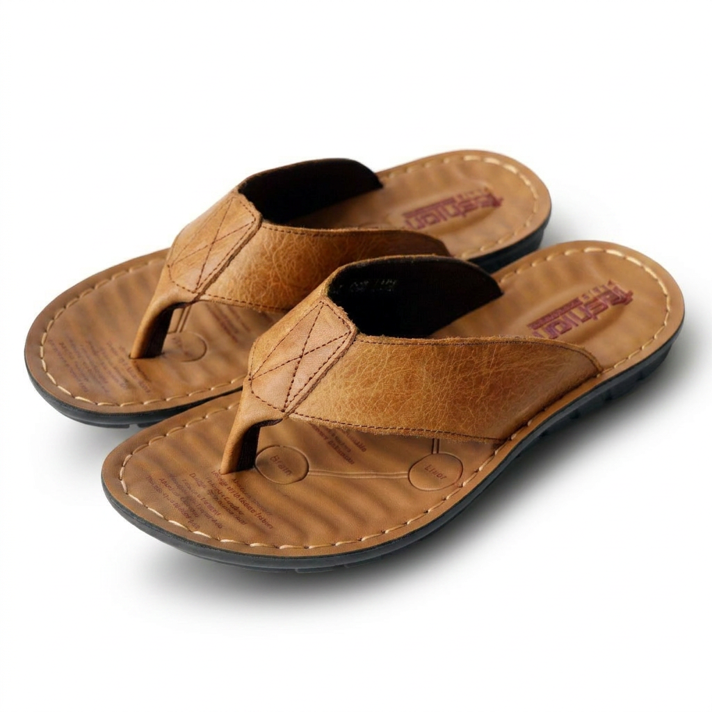 Casual leather thong sandals designed for everyday summer wear and holiday outings