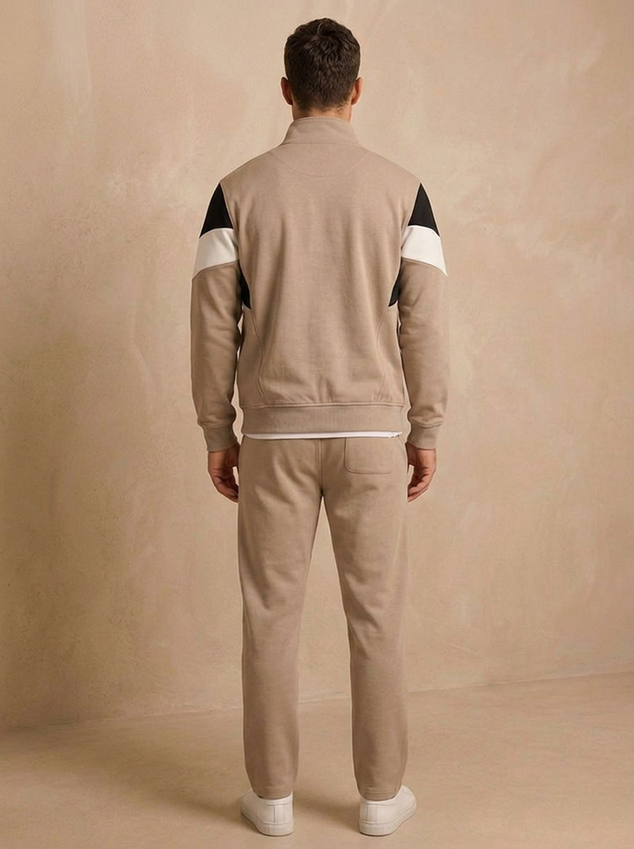 Cotton blend tracksuit for everyday wear