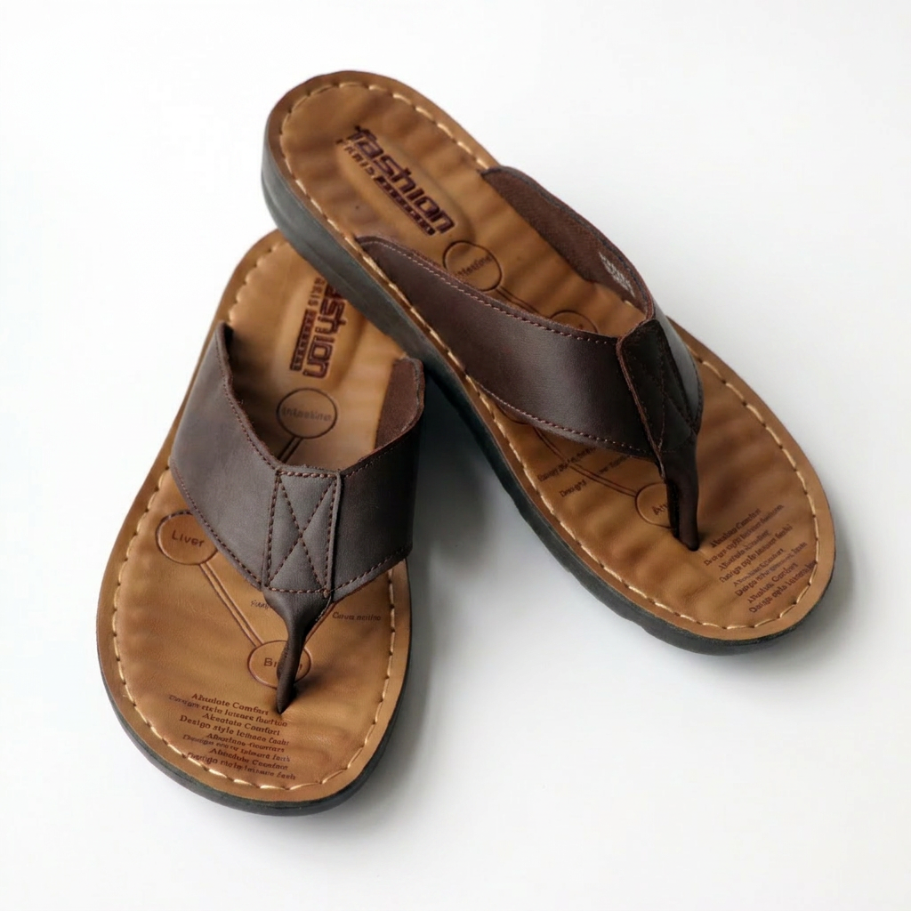 Comfortable open toe sandals with a smooth leather finish for everyday wear