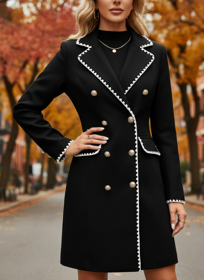 Manteau Hiver Chic Doublé Femme