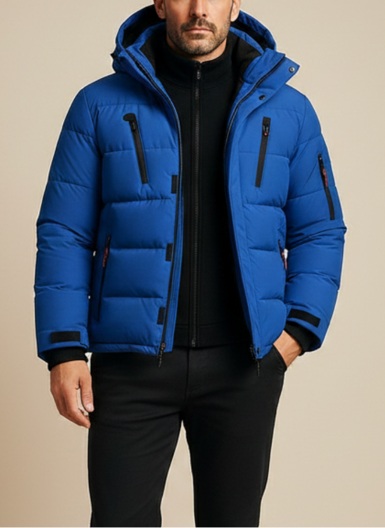 Winter outerwear with zip detail regular fit for men
