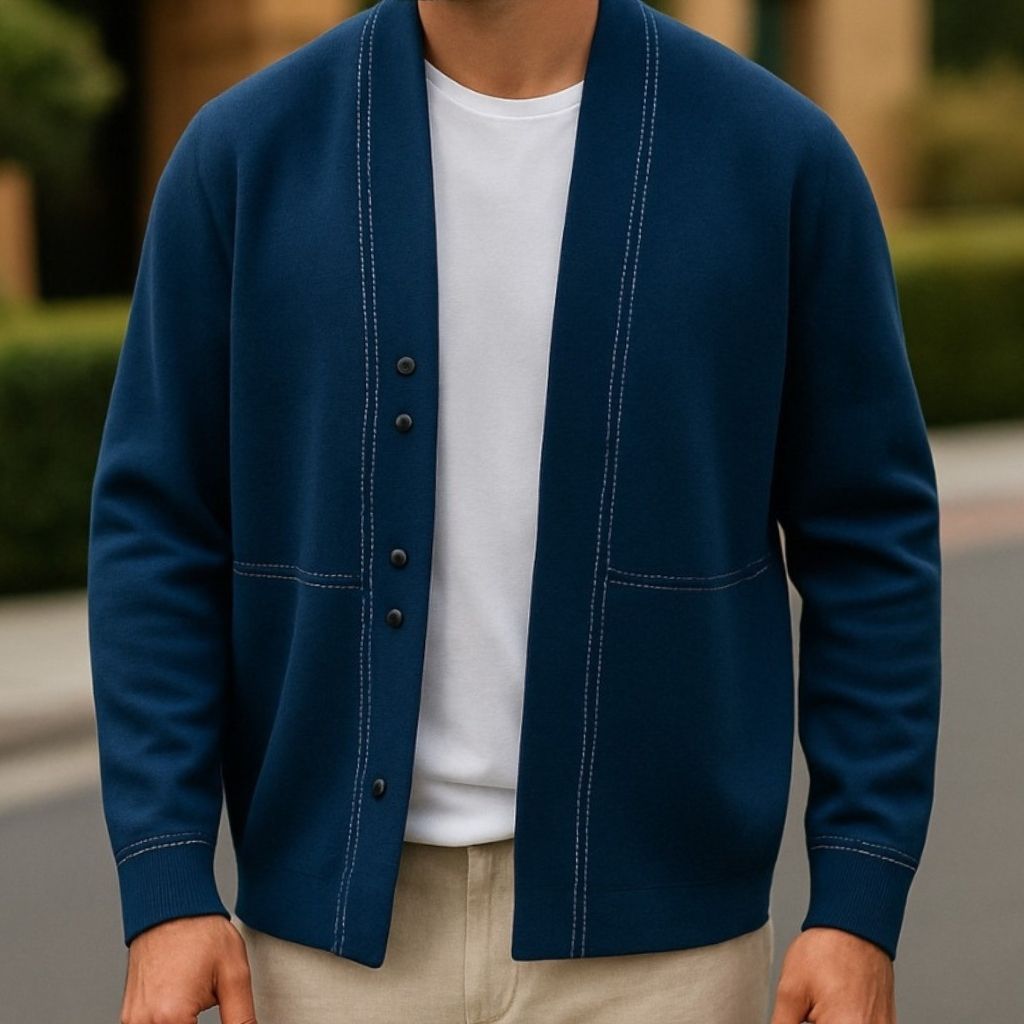 Veste Laine Vierge Pour Homme