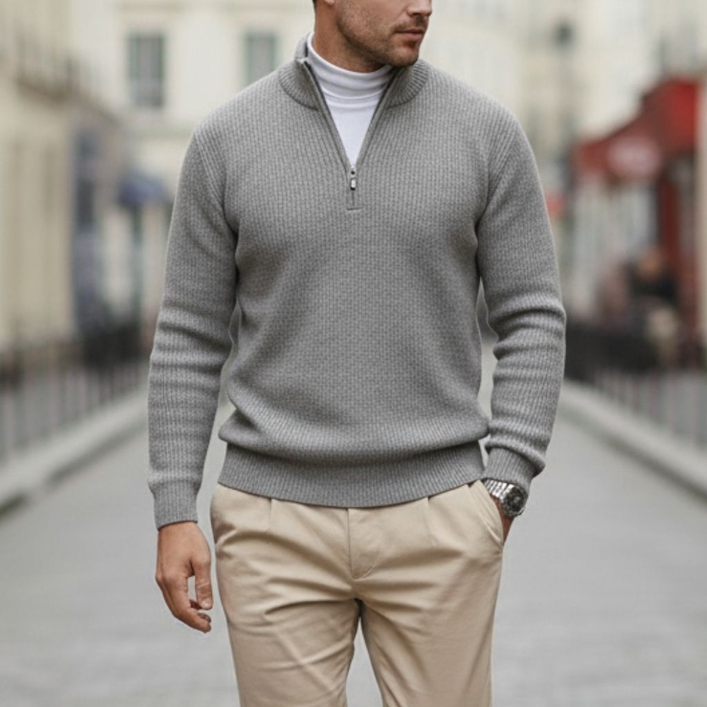 Pull à Fermeture éclair Pour Homme