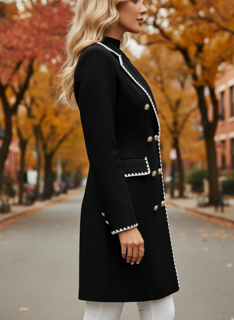Manteau Hiver Chic Doublé Femme