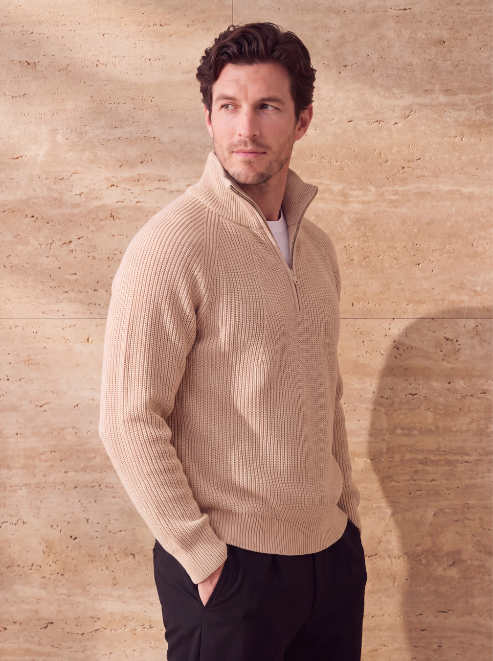 Men's regular fit knit pullover