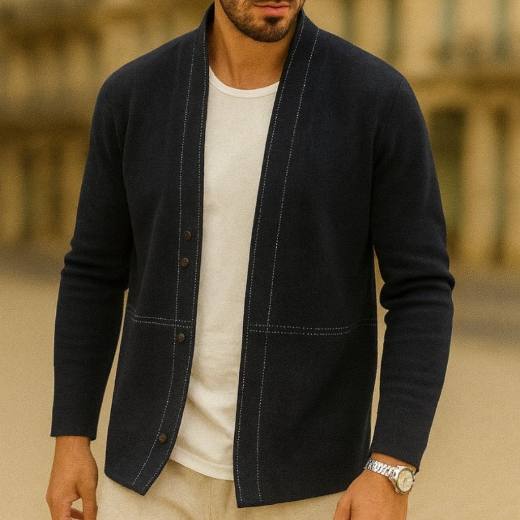Veste Laine Vierge Pour Homme