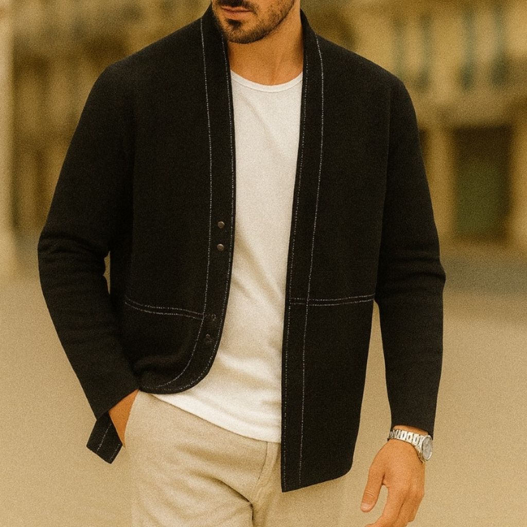 Veste Laine Vierge Pour Homme