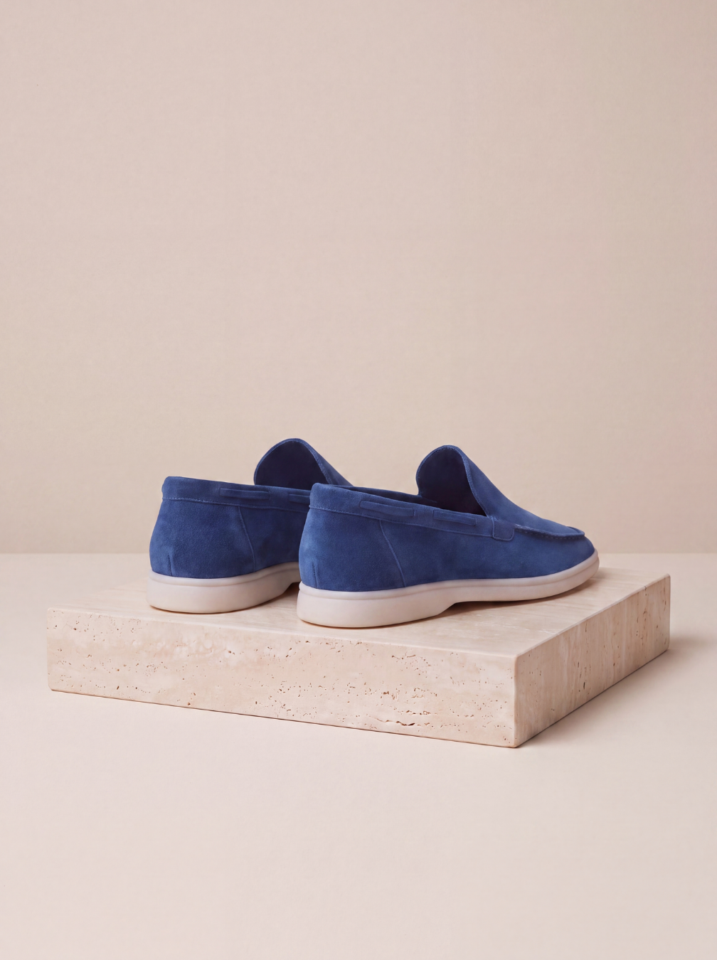 Suede loafers for men
