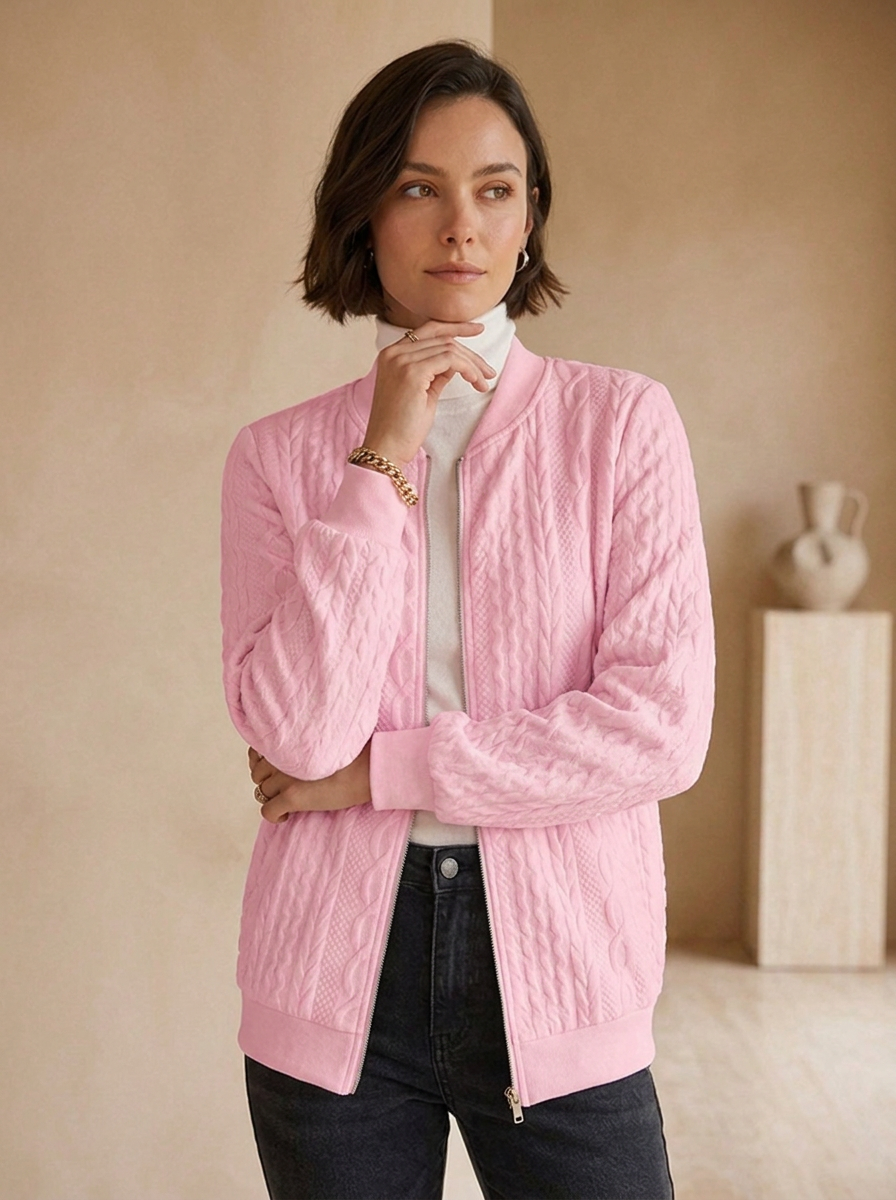 Women's knit cardigan for cooler weather