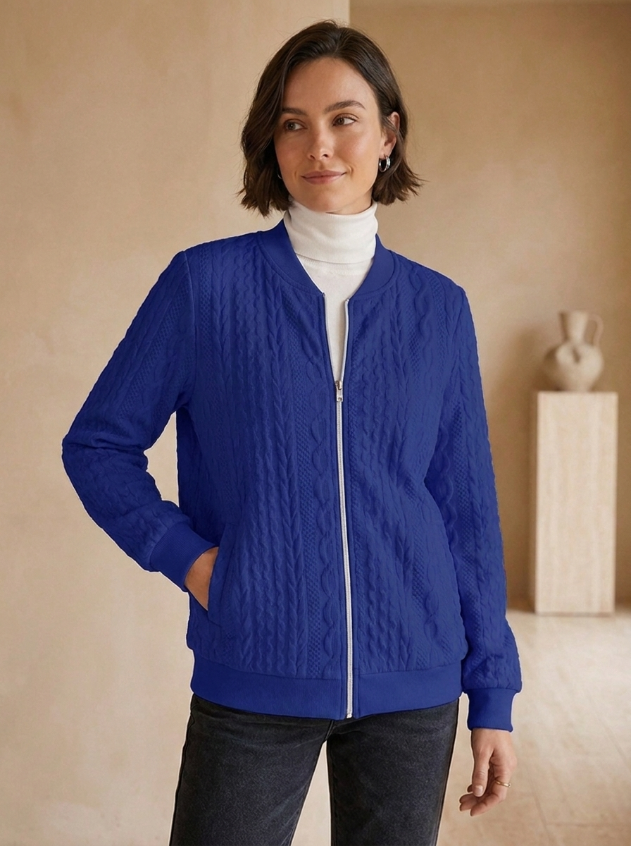 Everyday cotton knit cardigan for casual outfits