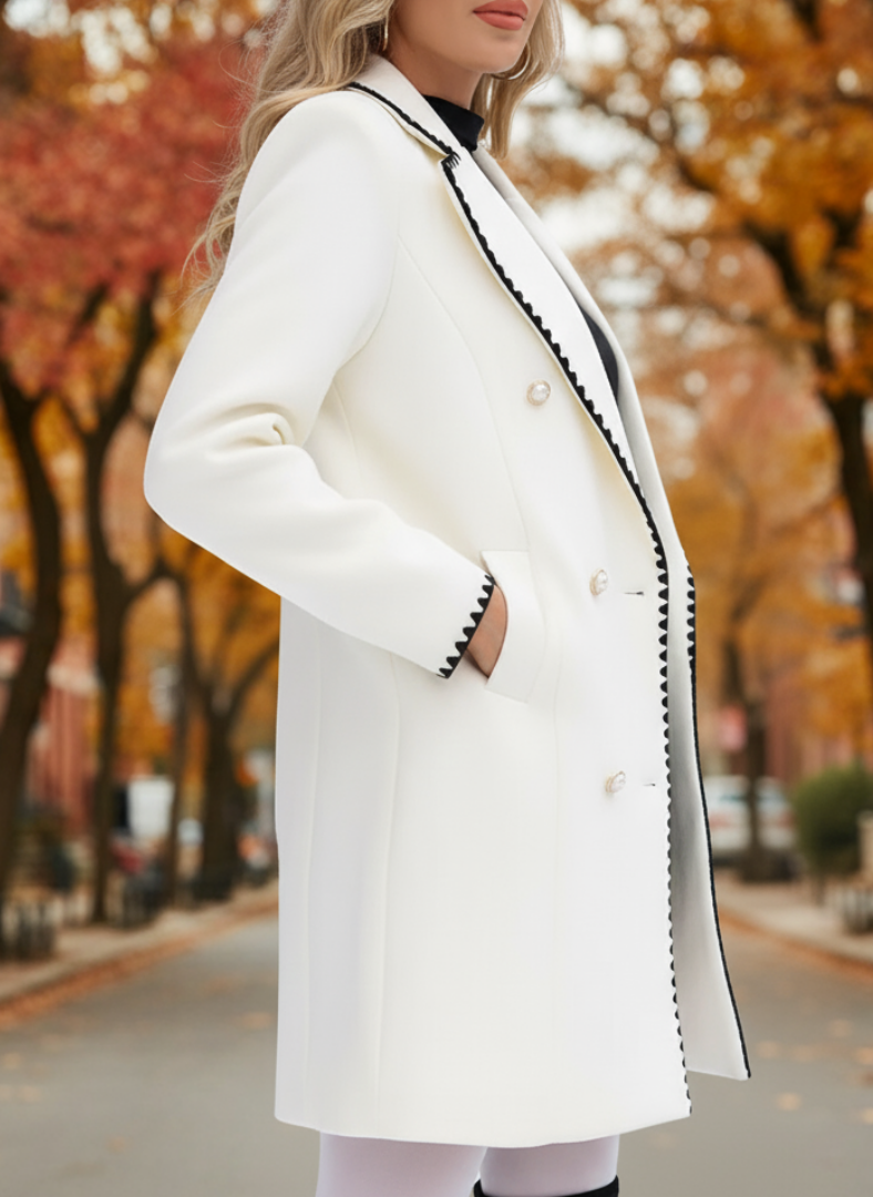 Manteau Hiver Chic Doublé Femme