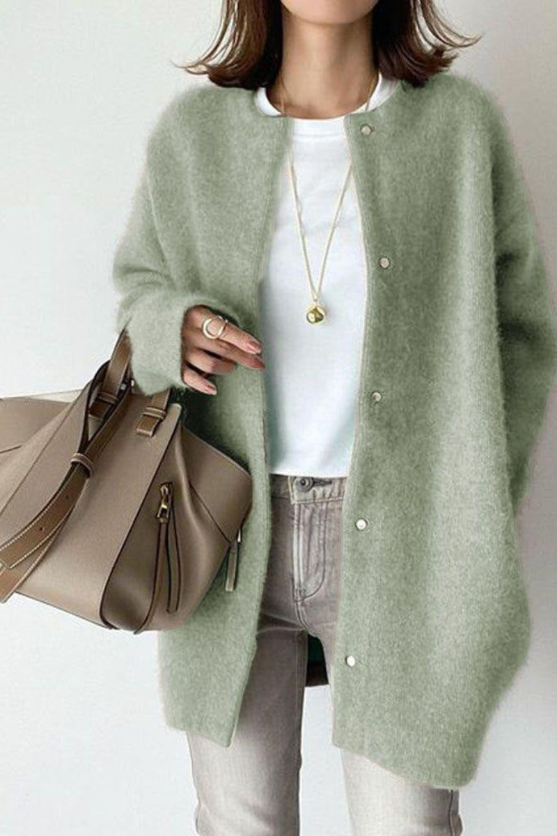 Cardigan Femme Laine Luxe & Coupe Décontractée