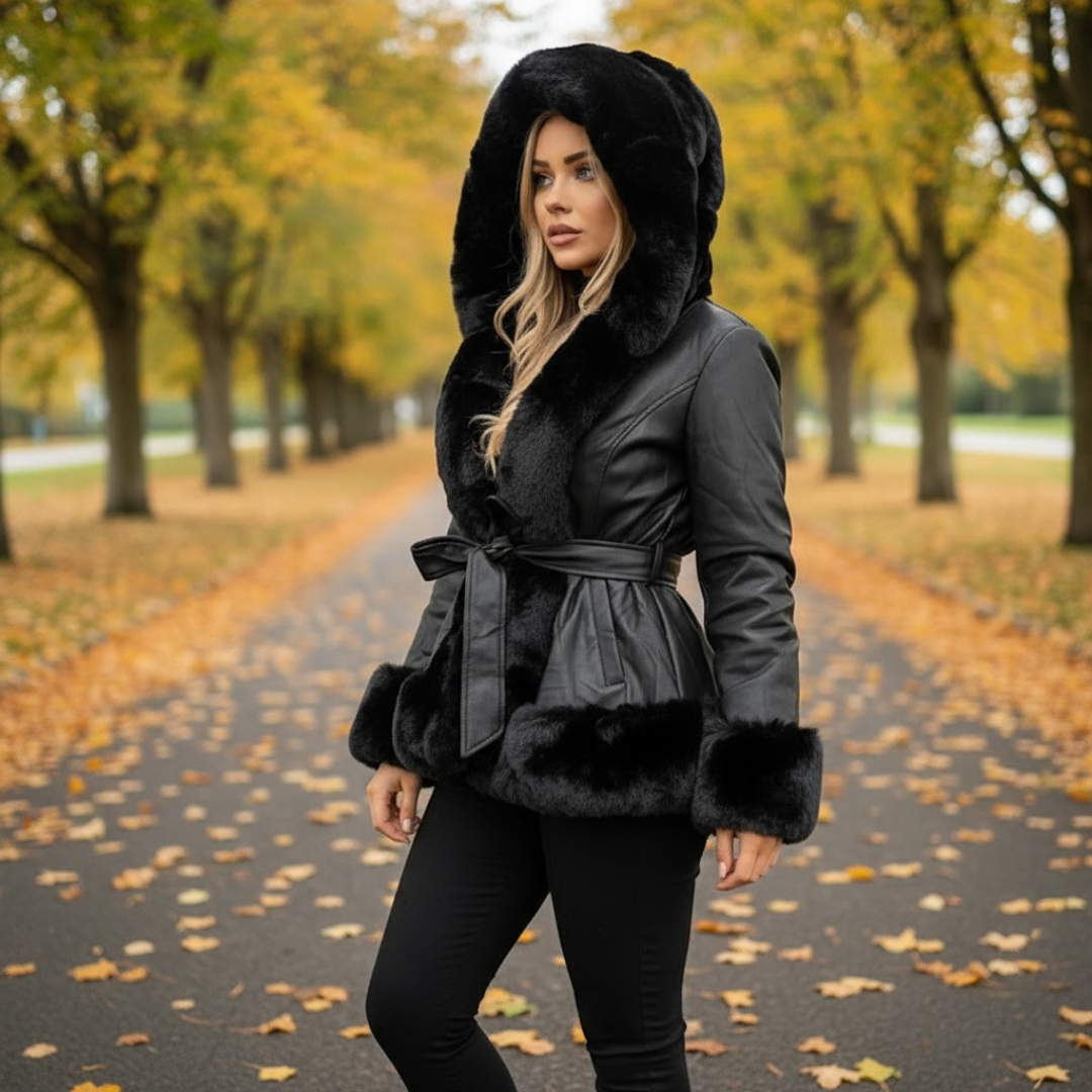 Manteau de Fourrure Chic pour Femme